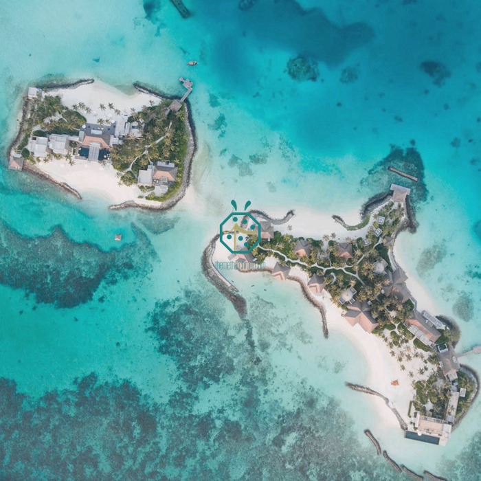 Maldives Resort Hotel Chooses High-Standard Artificial Cadjan Thatch Tiles for Water Villa Bungalow Project